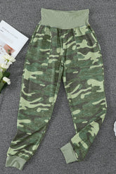 Camouflage Pocket Casual Pants with Side Slits - Shah S. Sahota